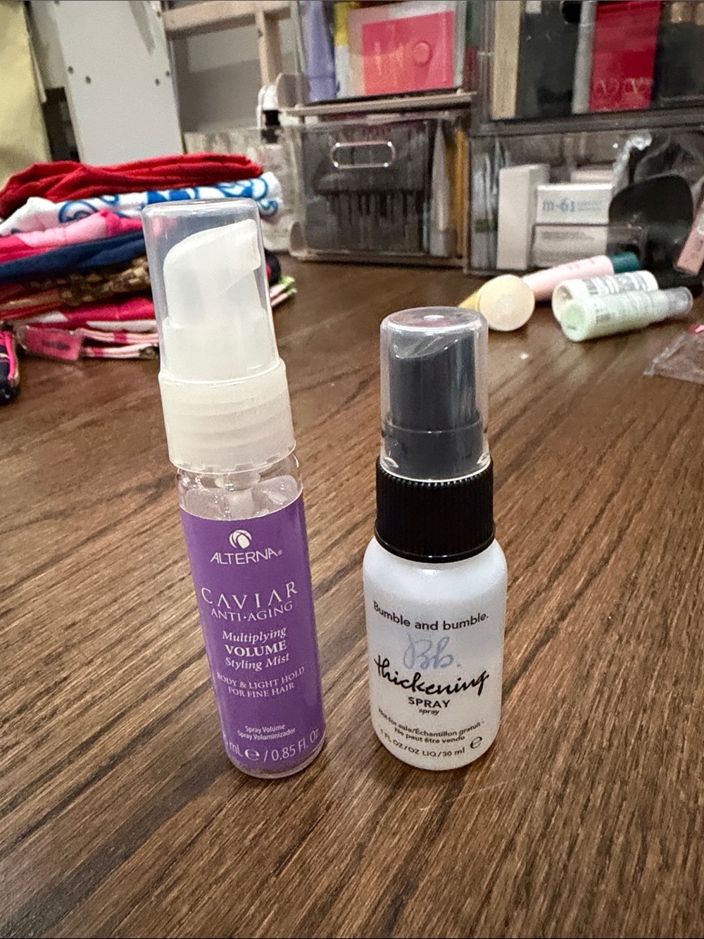 Alterna Cavier Anti-Aging Volume Mist & Bumble & Bumble Thickening Spray
